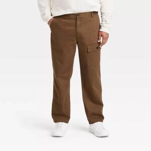 Houston White Adult Relaxed Cargo Pants - Brown M